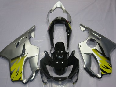99-00 Silber Gelb & Schwarz CBR600 F4 Motorrad Verkleidung
