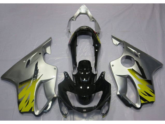 99-00 Silber Gelb & Schwarz CBR600 F4 Motorrad Verkleidung 99-00 Silber Gelb & Schwarz CBR600 F4 Motorrad Verkleidung