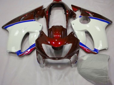 99-00 Tiefrot & Blau CBR600 F4 Motorrad Verkleidung